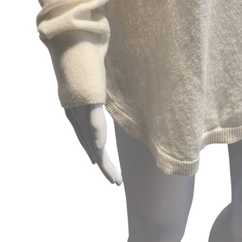 Chelsea28 Cream Pima Cotton Cashmere Turtleneck‎ Sweater Size Large - Picture 3 of 7